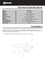 Preview for 7 page of Omcan OF-CN-0023 Instruction Manual