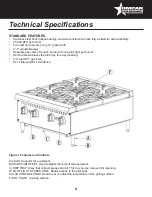 Предварительный просмотр 4 страницы Omcan OGH-12 Instruction Manual