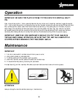 Предварительный просмотр 8 страницы Omcan PE-BR-0004 Instruction Manual