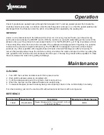 Preview for 7 page of Omcan PE-BR-0010 Instruction Manual