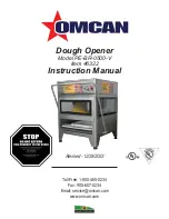 Предварительный просмотр 1 страницы Omcan PE-BR-0500-V Instruction Manual