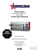 Omcan PE-IT-0005-110V Instruction Manual предпросмотр