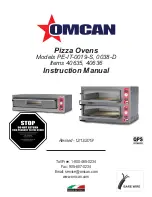 Omcan PE-IT-0038-D Instruction Manual предпросмотр