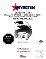 Предварительный просмотр 1 страницы Omcan PG-CN-0515-R Instruction Manual