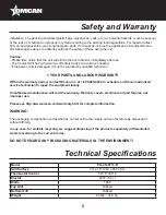 Предварительный просмотр 5 страницы Omcan PG-CN-0711-R Instruction Manual