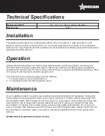 Предварительный просмотр 6 страницы Omcan PG-CN-0711-R Instruction Manual