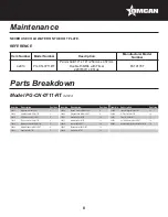 Предварительный просмотр 8 страницы Omcan PG-CN-0711-RT Instruction Manual