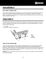 Предварительный просмотр 8 страницы Omcan PG-IT-0483-R Instruction Manual