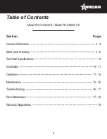 Preview for 2 page of Omcan PH-CN-0042-S Instruction Manual