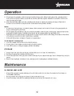 Preview for 12 page of Omcan PH-CN-0045 Instruction Manual