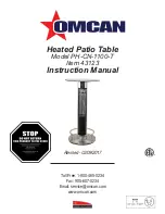 Preview for 1 page of Omcan PH-CN-1100-T Instruction Manual