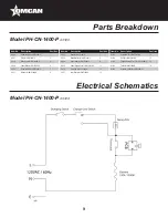 Предварительный просмотр 9 страницы Omcan PH-CN-1400-P Instruction Manual