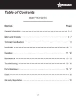 Preview for 2 page of Omcan PH-CN-2210-S Instruction Manual