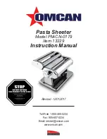 Omcan PM-CN-0179 Instruction Manual preview