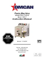 Omcan PM-IT-0002 Instruction Manual preview