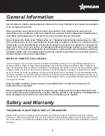 Preview for 4 page of Omcan PM-IT-0037 Instruction Manual