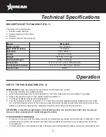 Preview for 7 page of Omcan PM-IT-0037 Instruction Manual