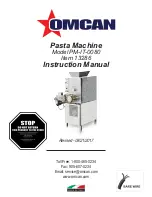 Предварительный просмотр 1 страницы Omcan PM-IT-0080 Instruction Manual