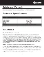 Preview for 6 page of Omcan PM-IT-0080 Instruction Manual