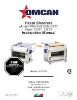 Omcan PM-IT-0210-M Instruction Manual preview
