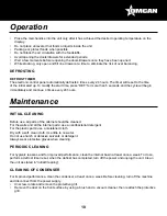 Preview for 10 page of Omcan PT-CN-0390 Instruction Manual