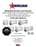 Omcan RE-CN-0008-HC Instruction Manual предпросмотр