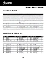 Предварительный просмотр 29 страницы Omcan RE-CN-0008-HC Instruction Manual