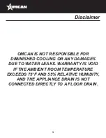 Preview for 3 page of Omcan RE-CN-0021-HC Instruction Manual