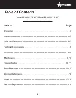 Preview for 2 page of Omcan RE-CN-0021E-HC Instruction Manual