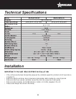 Предварительный просмотр 8 страницы Omcan RE-CN-0021E-HC Instruction Manual