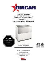 Предварительный просмотр 1 страницы Omcan RE-CN-0034-HC Instruction Manual