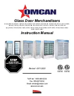 Omcan RE-CN-0045-HC-BK Instruction Manual предпросмотр