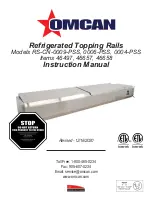 Omcan RS-CN-0009-PSS Instruction Manual preview