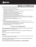 Предварительный просмотр 7 страницы Omcan RS-CN-0009-PSS Instruction Manual