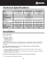 Предварительный просмотр 8 страницы Omcan RS-CN-0009-PSS Instruction Manual