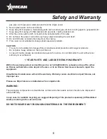 Preview for 5 page of Omcan RS-CN-0021-B Instruction Manual