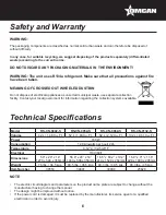 Preview for 6 page of Omcan RS-CN-0052-S Instruction Manual