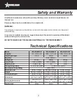 Предварительный просмотр 7 страницы Omcan RS-CN-0072-R Instruction Manual