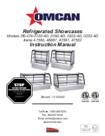 Preview for 1 page of Omcan RS-CN-0120-4D Instruction Manual