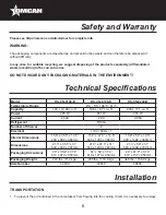 Preview for 5 page of Omcan RS-CN-0140-D Instruction Manual