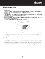 Предварительный просмотр 10 страницы Omcan RS-CN-0230 Instruction Manual