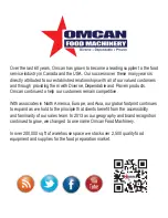 Preview for 20 page of Omcan RS-CN-0250 Instruction Manual