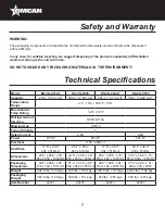 Предварительный просмотр 7 страницы Omcan RS-CN-0270-L Instruction Manual