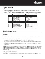 Предварительный просмотр 8 страницы Omcan RS-CN-0349 Instruction Manual