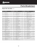 Предварительный просмотр 13 страницы Omcan RS-CN-0390 Instruction Manual