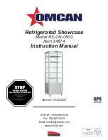 Omcan RS-CN-0500 Instruction Manual preview