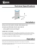 Предварительный просмотр 5 страницы Omcan S40 Instruction Manual
