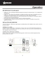 Предварительный просмотр 7 страницы Omcan Santos 62 Instruction Manual