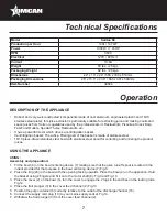 Предварительный просмотр 7 страницы Omcan Santos 68 Instruction Manual