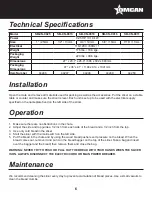 Предварительный просмотр 6 страницы Omcan SB-CN-0025 Instruction Manual